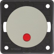 Kontroll-Wippschalter chr/ma 12V rt Linse 937622568 
