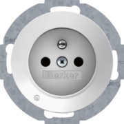 Steckdose mit Stiftkontakt BS R.1/R.3 pw 6765102089 