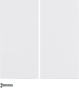 KNX-Funk Taste 2fach polarweiß glänzend 85146189 