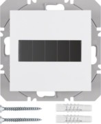 KNX-Funk Wandsender 1fach polarweiß glänzend 85655189 