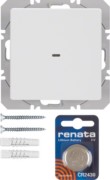 KNX-Funk Wandsender 1fach polarweiß samt 85655229 