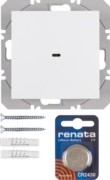 KNX-Funk Wandsender 1fach polarweiß glänzend 85655289 