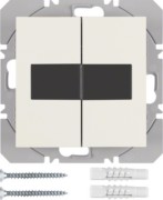 KNX-Funk Wandsender 2fach weiß glänzend 85656182 