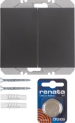 KNX-Funk Wandsender 2fach anthrazit matt 85656275 