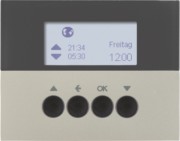 Jalousie-Schaltuhr edelstahl lackiert 85741173 