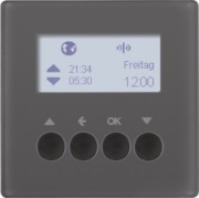 KNX-Funk Jalousieschaltuhr anthrazit samt 85745126 
