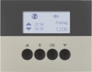 KNX-Funk Jalousieschaltuhr edelstahl lackiert 85745173 