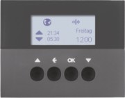 KNX-Funk Jalousieschaltuhr anthrazit matt 85745175 