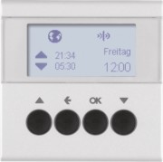 KNX-Funk Jalousieschaltuhr alu matt 85745183 