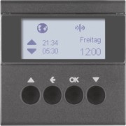 KNX-Funk Jalousieschaltuhr anthrazit matt 85745185 