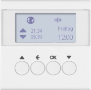 KNX-Funk Jalousieschaltuhr polarweiß matt 85745188 