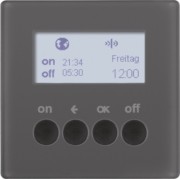 KNX-Funk Zeitschaltuhr anthrazit samt 85745226 