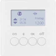 KNX-Funk Zeitschaltuhr polarweiß samt 85745229 