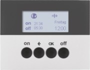 KNX-Funk Zeitschaltuhr alu lackiert 85745277 