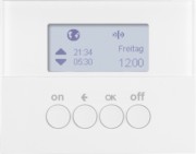 KNX-Funk Zeitschaltuhr polarweiß glänzend 85745279 