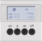 KNX-Funk Zeitschaltuhr alu matt 85745283 