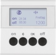 KNX-Funk Zeitschaltuhr polarweiß matt 85745288 