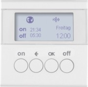 KNX-Funk Zeitschaltuhr polarweiß glänzend 85745289 