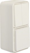Seriensch./SCHUKO-Steckd. Kombinatio.polarweiß 47903512 