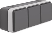 3fach-Steckdose lgr m. Klappdeckel 6768833515 