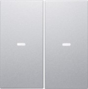 Tast-Abdeckung 2f. alu 80960383 