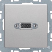 VGA-Steckdose alu/lack m.Klemmen 3315416084 