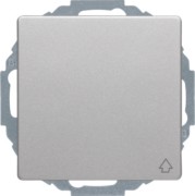 SCHUKO-Steckdose alu/samt m.Klappdeckel+erh.BS 47446084 