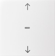Abdeckung Tastsensor-Modul 1-fach polarweiß mt 80961299 
