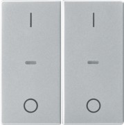 Abdeckung Tastsensor-Modul 2-fach alu 80962321 