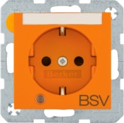 Steckdose Schuko Aufdr.BSV,S.1matt or 41101924 