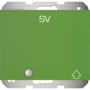 SCHUKO-Steckdose gn-glanz m.Klappdeckel 41517113 