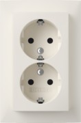 SCHUKO-Doppelsteckdose Abdeckplatte pws-mt 47591909 