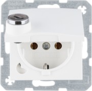 SCHUKO-Steckdose polarweiß matt 41631909 
