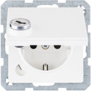 SCHUKO-Steckdose polarweiß matt 41636089 