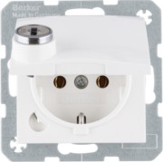 SCHUKO-Steckdose polarweiß glänzend 41638989 