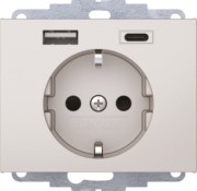Steckdose SCHUKO/USB eds matt, lackiert 48047004 