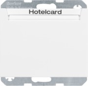 Relais-Schalter Hotelcard polarweiß glänzend 16417119 