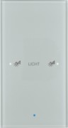 Glas-Sensor 1fach alu 75141134 