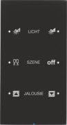 Touch-Sensor 3fach Glas schwarz 75143155 