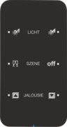 Touch-Sensor 3fach Glas schwarz 75143165 