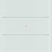 Tastsensor 3fach Glas polarweiß 75163590 