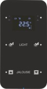 Touchsensor 2fach Glas schwarz 75642165 