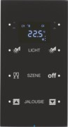 Touchsensor 3fach Glas schwarz 75643155 