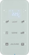 Touchsensor 3fach Glas polarweiß 75643160 