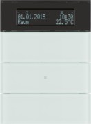 Tastsensor 3fach Glas polarweiß 75663590 