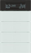 Tastsensor 4fach Glas polarweiß 75664590 