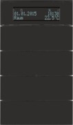 Tastsensor 4fach Glas schwarz 75664592 