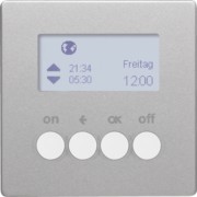 Funk-Zeitschaltuhr KNX alu/lack 85745224 