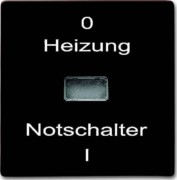 Wippe braun Heizung-Notschalter 2102 H-31 