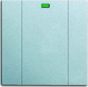 Bedienelement 1-fach alusilber 6731-83 